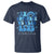 In November We Wear Blue Groovy Diabetic Diabetes Awareness T Shirt - Wonder Print Shop