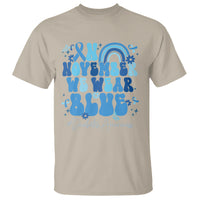 In November We Wear Blue Groovy Diabetic Diabetes Awareness T Shirt - Wonder Print Shop
