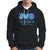 Peace Love Cure Blue Ribbon Sunflower Diabetes Awareness Hoodie - Wonder Print Shop