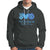 Peace Love Cure Blue Ribbon Sunflower Diabetes Awareness Hoodie - Wonder Print Shop