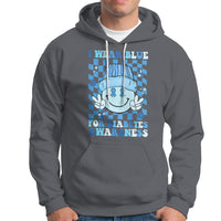 I Wear Blue For Diabetes Awareness Support T1D T2D Diabetics Hoodie - Wonder Print Shop