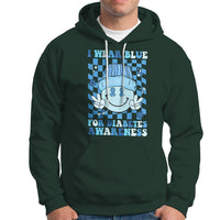 I Wear Blue For Diabetes Awareness Support T1D T2D Diabetics Hoodie - Wonder Print Shop