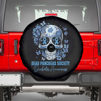 Blue Sugar Skull Diabetes Awareness Spare Tire Cover Dead Pancreas Society