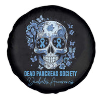Blue Sugar Skull Diabetes Awareness Spare Tire Cover Dead Pancreas Society