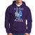 In October We Wear Blue Ribbon Heart Diabetes Awareness Hoodie - Wonder Print Shop