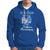 In October We Wear Blue Ribbon Heart Diabetes Awareness Hoodie - Wonder Print Shop