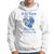 In October We Wear Blue Ribbon Heart Diabetes Awareness Hoodie - Wonder Print Shop