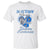 In October We Wear Blue Ribbon Heart Diabetes Awareness T Shirt - Wonder Print Shop