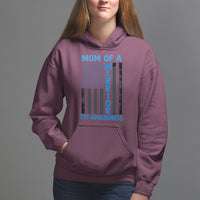 Blue American Flag Mom Of A Warrior T1D Awareness Hoodie - Wonder Print Shop