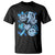 In November We Wear Blue T1D T2D Diabetes Awareness Retro Groovy T Shirt - Wonder Print Shop