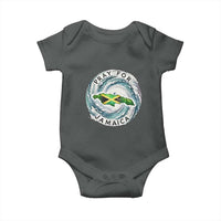 Pray For Jamaica Hurricane Support Baby Onesie Strong Island Map and Storm Graphic