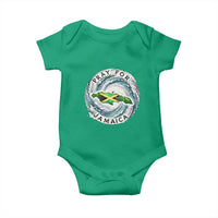 Pray For Jamaica Hurricane Support Baby Onesie Strong Island Map and Storm Graphic