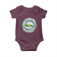 Pray For Jamaica Hurricane Support Baby Onesie Strong Island Map and Storm Graphic