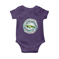 Pray For Jamaica Hurricane Support Baby Onesie Strong Island Map and Storm Graphic