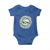Pray For Jamaica Hurricane Support Baby Onesie Strong Island Map and Storm Graphic