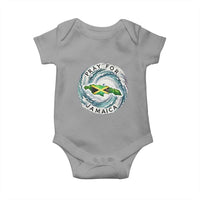 Pray For Jamaica Hurricane Support Baby Onesie Strong Island Map and Storm Graphic