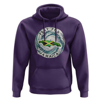 Pray For Jamaica Hurricane Support Hoodie Strong Island Map and Storm Graphic