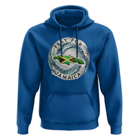 Pray For Jamaica Hurricane Support Hoodie Strong Island Map and Storm Graphic