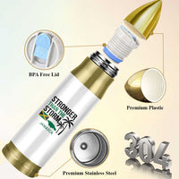 Stronger Than The Storm Jamaica Bullet Tumbler Resilience and Hope Hurricane Awareness