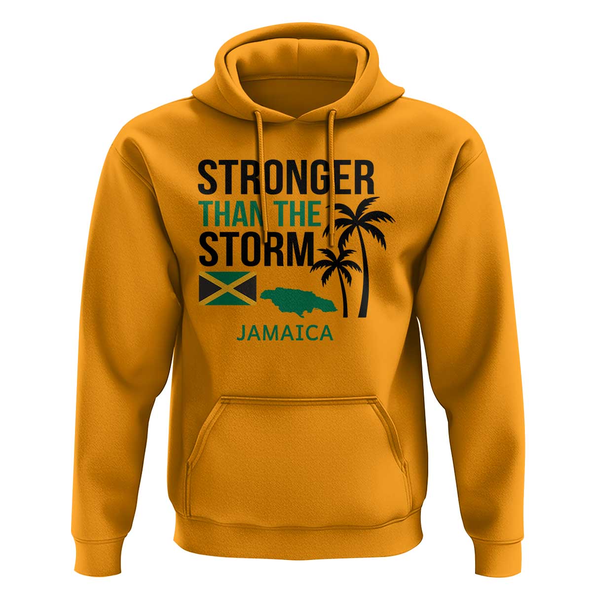 Stronger Than The Storm Jamaica Hoodie Resilience and Hope Hurricane Awareness