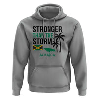 Stronger Than The Storm Jamaica Hoodie Resilience and Hope Hurricane Awareness