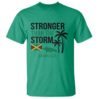 Stronger Than The Storm Jamaica T Shirt Resilience and Hope Hurricane Awareness