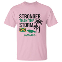 Stronger Than The Storm Jamaica T Shirt Resilience and Hope Hurricane Awareness