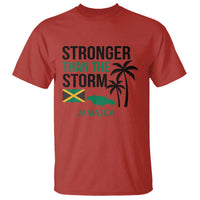 Stronger Than The Storm Jamaica T Shirt Resilience and Hope Hurricane Awareness
