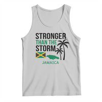 Stronger Than The Storm Jamaica Tank Top Resilience and Hope Hurricane Awareness