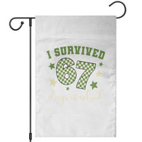 I Survived 67 Days of School Garden Flag Funny Six Seven Meme Students Teacher Celebration - Wonder Print Shop