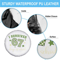 I Survived 67 Days of School Spare Tire Cover Funny Six Seven Meme Students Teacher Celebration - Wonder Print Shop