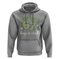 I Survived 67 Days of School Hoodie Funny Six Seven Meme Students Teacher Celebration - Wonder Print Shop