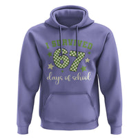 I Survived 67 Days of School Hoodie Funny Six Seven Meme Students Teacher Celebration - Wonder Print Shop
