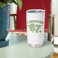 I Survived 67 Days of School Tumbler Cup Funny Six Seven Meme Students Teacher Celebration - Wonder Print Shop