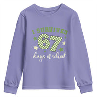 I Survived 67 Days of School Youth Sweatshirt Funny Six Seven Meme Students Teacher Celebration - Wonder Print Shop