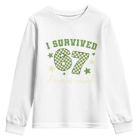 I Survived 67 Days of School Youth Sweatshirt Funny Six Seven Meme Students Teacher Celebration - Wonder Print Shop