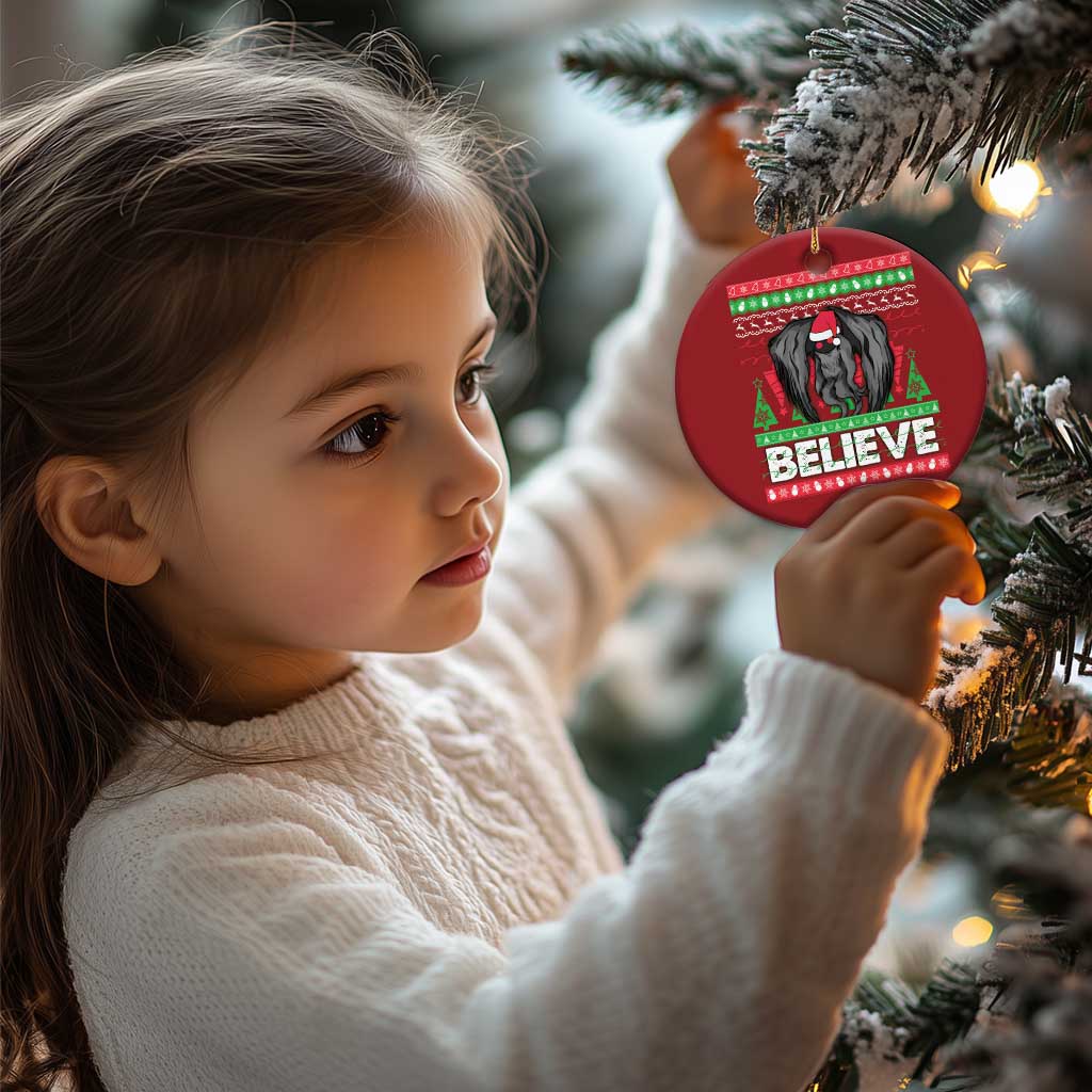 Xmas Mothman Christmas Ornament Believe Cryptmas Cryptid Monster Point Pleasant - Wonder Print Shop