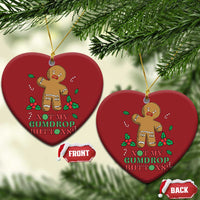 Funny Gingerbread Christmas Ornament Not My Gumdrop Buttons Christmas Cookie - Wonder Print Shop