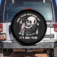 Drinking Skeleton Spare Tire Cover When You're Dead Inside But It's New Year