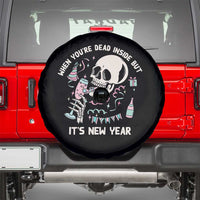 Drinking Skeleton Spare Tire Cover When You're Dead Inside But It's New Year