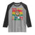 Black History Is American History Raglan Shirt African American Pride Raised Fist