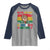 Black History Is American History Raglan Shirt African American Pride Raised Fist