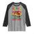Black History Is American History Raglan Shirt African American Pride Flag Raised Fist