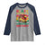 Black History Is American History Raglan Shirt African American Pride Flag Raised Fist