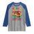 Black History Is American History Raglan Shirt African American Pride Flag Raised Fist