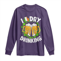 Funny St Patricks Day Long Sleeve Shirt I Love Day Drinking Beer Lover Drink Team