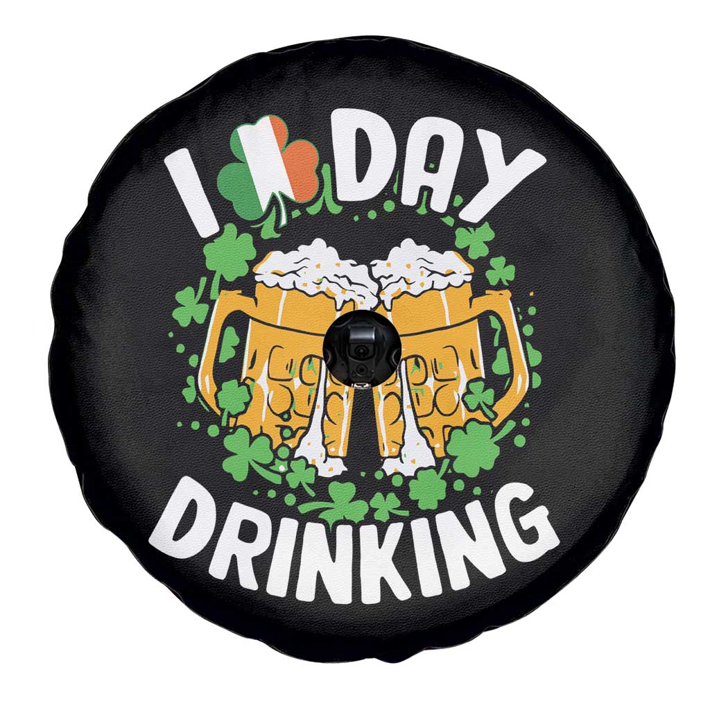 Funny St Patricks Day Spare Tire Cover I Love Day Drinking Beer Lover Drink Team