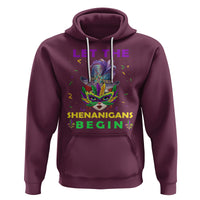 Funny Mardi Gras Hoodie Let The Shenanigans Begin - Wonder Print Shop