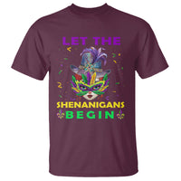 Funny Mardi Gras T Shirt Let The Shenanigans Begin - Wonder Print Shop