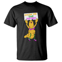 Funny Mardi Gras T Shirt Show Me The Titties Sexy Crawfish - Wonder Print Shop